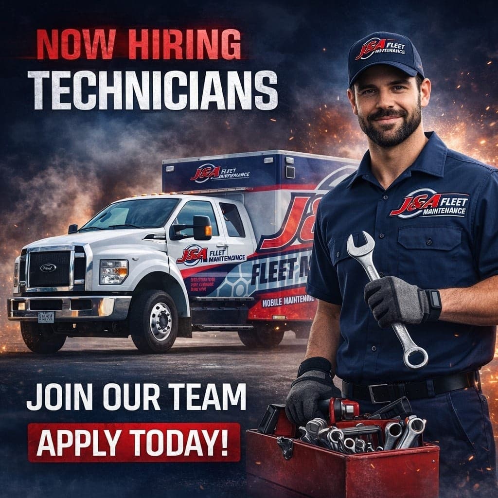 J&A fleet hiring graphic